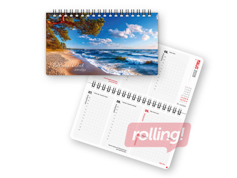 Dienasgrāmata Dreamy Week, 17x9.5 cm, Soft Touch Nr.2