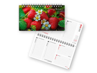 Dienasgrāmata Dreamy Week, 17x9.5 cm, Soft Touch Nr.3