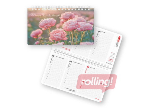 Dienasgrāmata Dreamy Week, 17x9.5 cm, Polyskin Nr.2