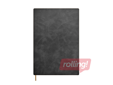 Dienasgrāmata Forofis bez datumiem, līniju, melna, A5