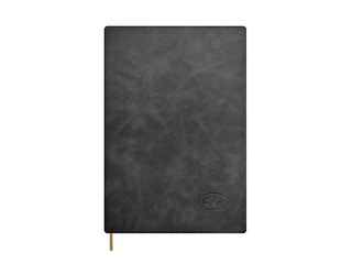 Dienasgrāmata Forofis bez datumiem, līniju, melna, A5