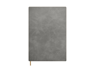 Dienasgrāmata Forofis bez datumiem,līniju, pelēka, A5