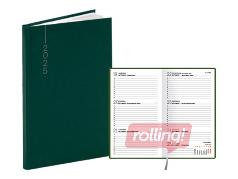 Pocket calendar Pocket, balacron Flex, green