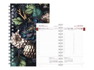 Pocket calendar Midi Spiral Design, Barbara