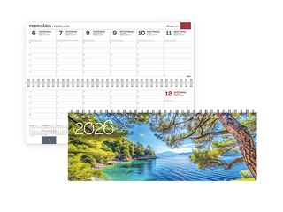 Galda kalendārs Memo Card, Nature