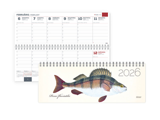 Galda kalendārs Memo Card, Fish
