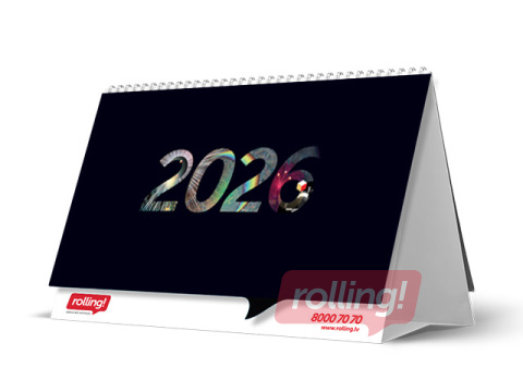 Rolling galda kalendārs 2026