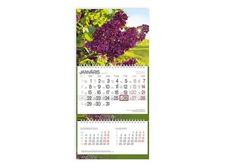 Sienas kalendārs Solo, Ziedi