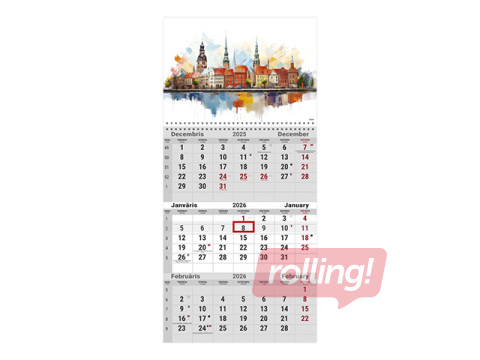 Sienas kalendārs Office, Nr.7