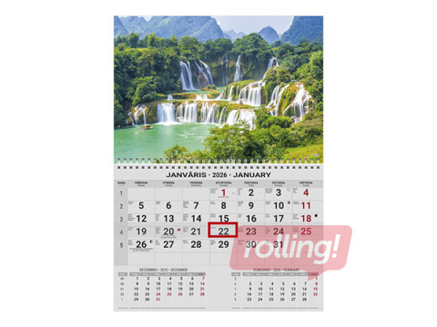 Sienas kalendārs Office Mini, Nr.9