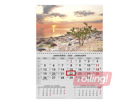 Sienas kalendārs Office Mini, Nr.5