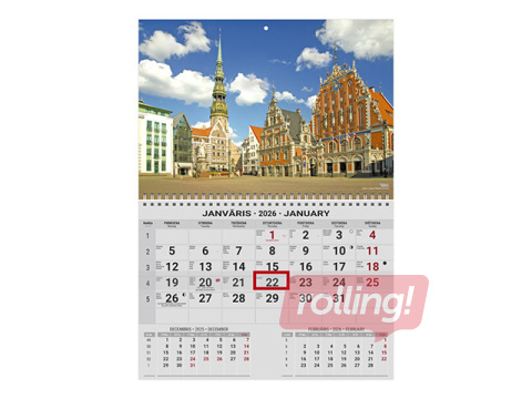 Sienas kalendārs Office Mini, Nr.6