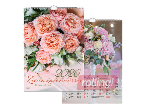 Sienas kalendārs, Ziedi