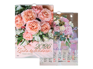 Sienas kalendārs, Ziedi