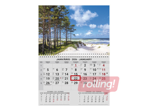 Sienas kalendārs Office Mini, Nr.8