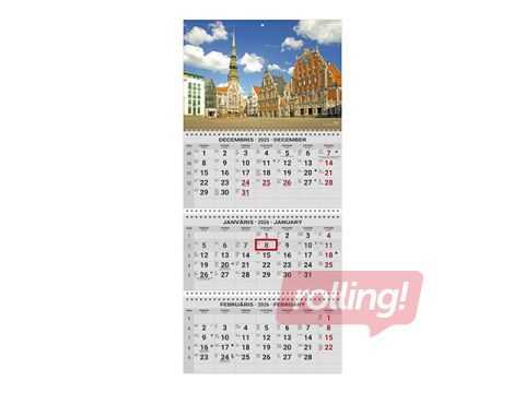 Sienas kalendārs Office Extra, Nr.6