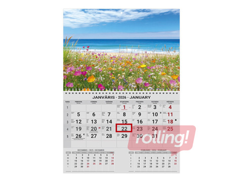 Sienas kalendārs Office Mini, Nr.18