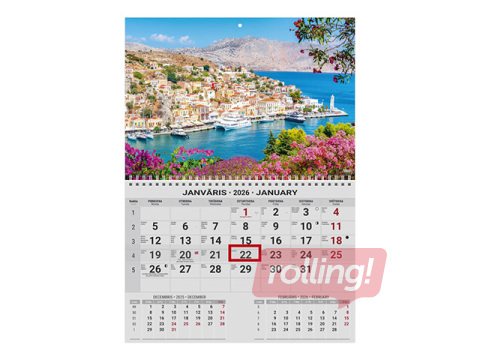 Sienas kalendārs Office Mini, Nr.14