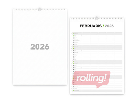 Sienas kalendārs - Plānotājs, vertikāls