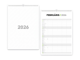 Sienas kalendārs - Plānotājs, vertikāls