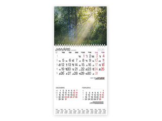 Sienas kalendārs Bonus ar spirāli Nr.8