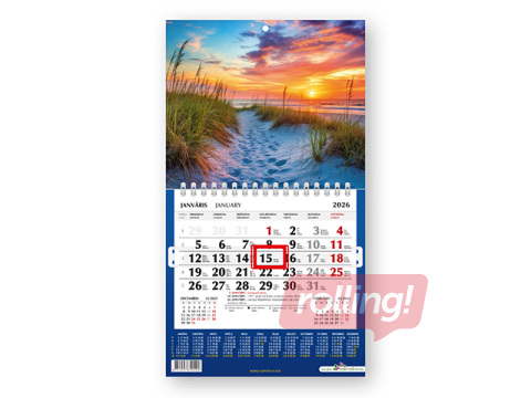 Sienas kalendārs Mini, Jūra