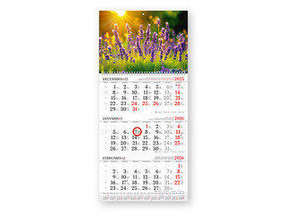 Sienas kalendārs 365 latviski, Lavanda