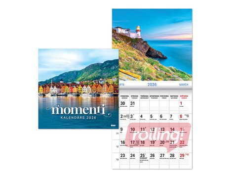 Sienas kalendārs, Momenti, 2026