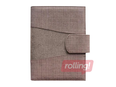 Skolotāja dienasgrāmata Exclusive, A5, brūna/brūna