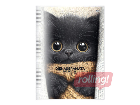 Skolēnu dienasgrāmata, 1.-9. klasei, ar spirāli, A5, Nr.5