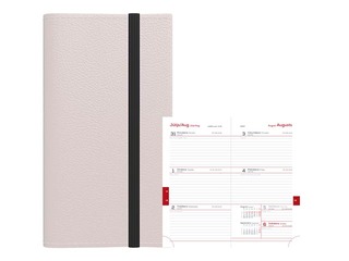 Skolēnu dienasgrāmata, 10.-12. kl., Midi Flex, 90x167 mm, gaiši pelēks