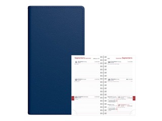 Skolēnu dienasgrāmata, 10.-12.kl., Midi Spirex, 100x170 mm, tumši zils