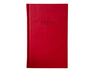 Student Diary, 10.-12. grade, coral red