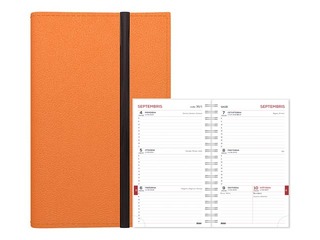 Skolēnu dienasgrāmata, 10.-12.kl., Student Flex, 120x180 mm, oranža