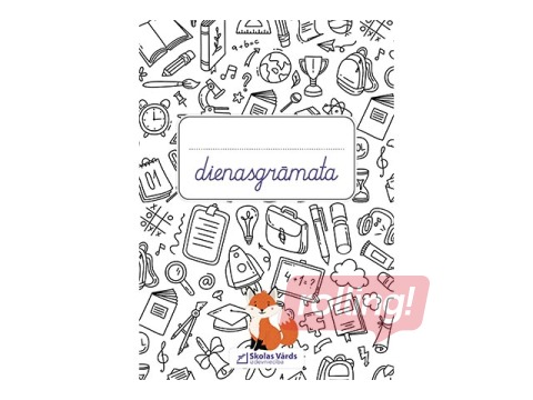 Student diary, grades, 1.-3.class., Design 3