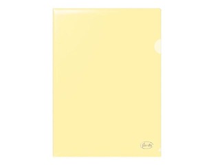 Plastic folder Forofis, glossy, A4, yellow, 180 mic, 12 pcs