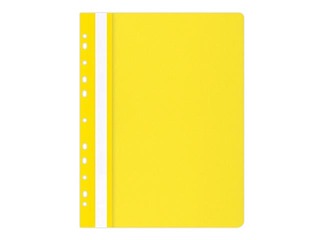 Mape ātršuvējs Office Products ar perforāciju, A4, dzeltena