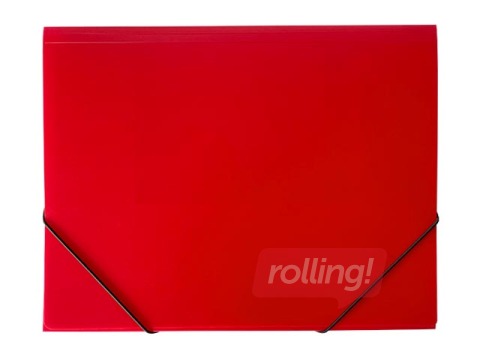 Папка на резинке Multi-S, A4, 1.9 см, пластиковые, красный