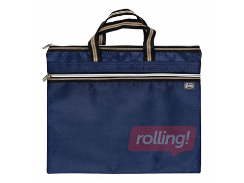 Mape-portfelis Forofis, A4 ar rāvējslēdzēju, zila