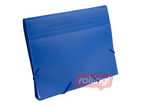 Mape - kartotēka Grand, 12 nodalījumi, zila, A5