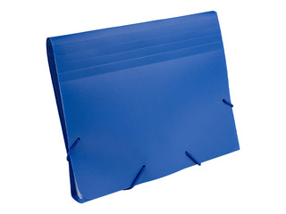 Mape - kartotēka Grand, 12 nodalījumi, zila, A5