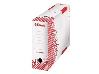 Архивная коробка Esselte Speedbox, A4, 10 см, картонная, белая