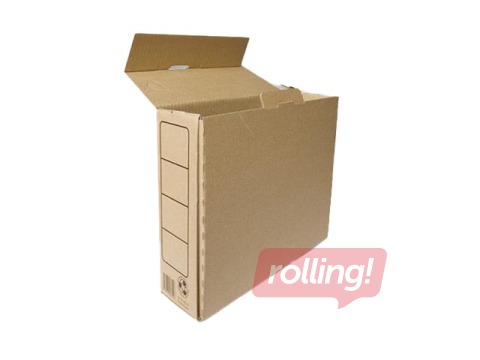 Arhīva kaste SM·LT, kartona, brūna, 80x335x245mm