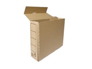 Arhīva kaste SM·LT, kartona, brūna, 80x335x245mm