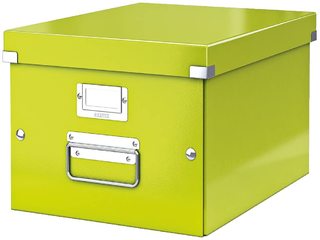 Uzglabāšanas kaste Leitz, Click & Store, A4, zaļa