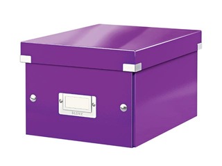Uzglabāšanas kaste Leitz, Click & Store, A5, violeta