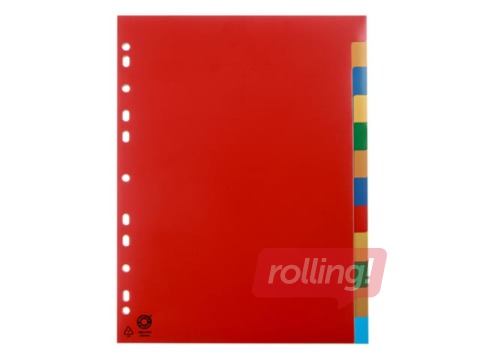 Dokumentu sadalītājs Office Point, A4,12 sadaļas, krāsains