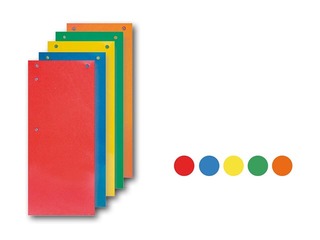 Starplapas SM·LT, 110 x 235 mm, kartona, 100 gab., dažādas krāsas