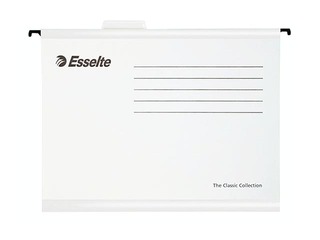 Подвесные папки Esselte Classic, белые