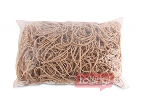 Naudas gumijas, bēšas, 60mm, 1kg